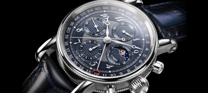 Chronoswiss 瑞寶推出 Sirius Chronograph Moon Phase 2019 月相計(jì)時(shí)碼表