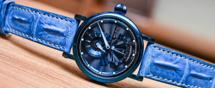 藍的徹底，藍的認真——瑞寶Flying Grand Regulator Open Gear ReSec腕表